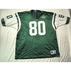 VTG Champion NEW YORK JETS Jersey #80 CHREBET MENS 52